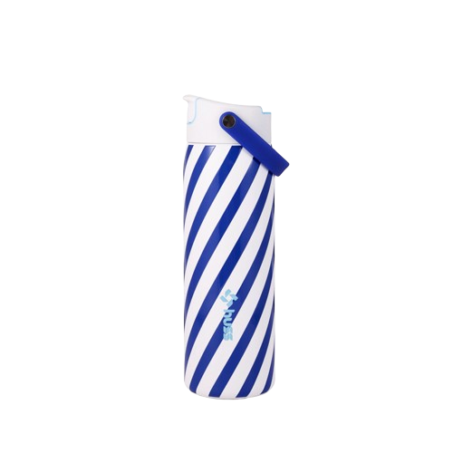 Blue Stripe Print